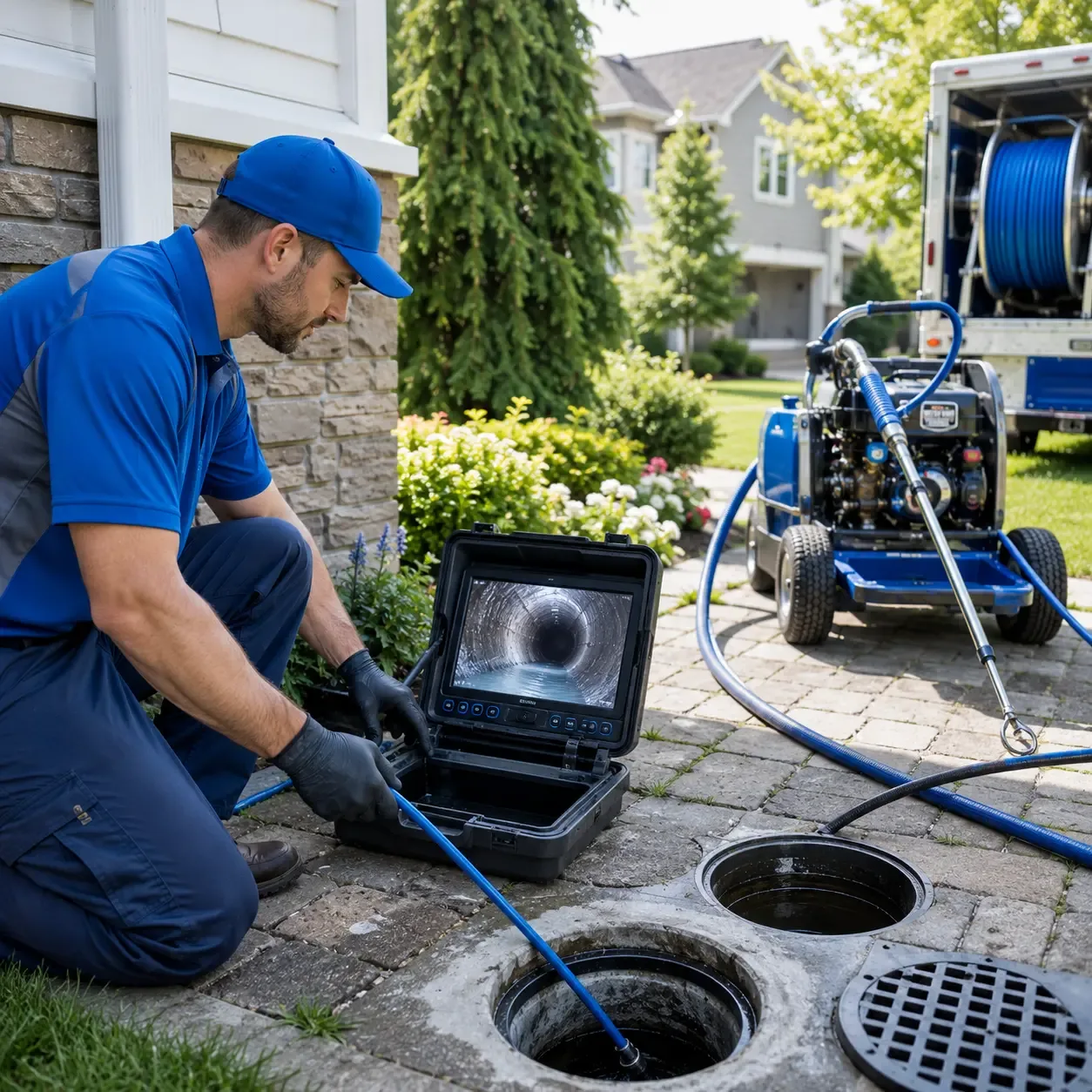 Outdoor drain cleaning professionals serving Chandler, IN